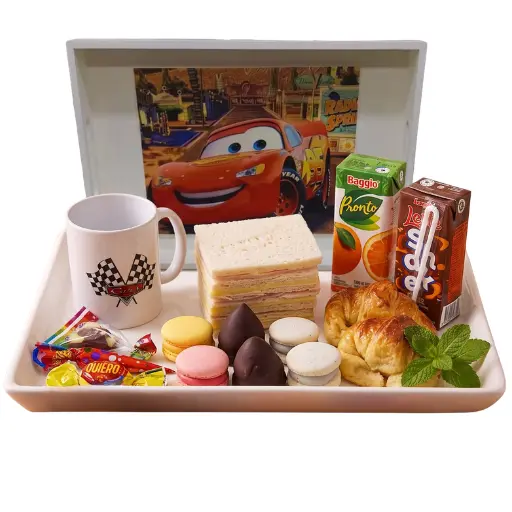 Desayuno o merienda cars o personaje favorito
